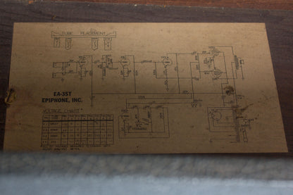 Epiphone EA-35T Devon Tremolo Tube Amplifier (1962)