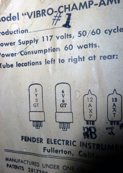 Fender Vibro-Champ Tube Amplifier (1965)
