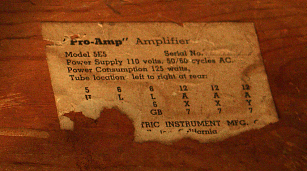 Fender Pro Tube Guitar Amplifier (1959)