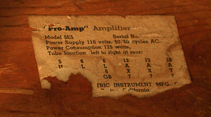 Fender Pro Tube Guitar Amplifier (1959)