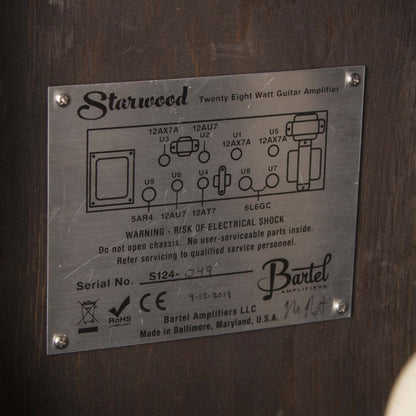 Bartel Starwood Tube Amplifier (2019)