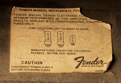 Fender Champ Tube Guitar Amplifier (late 1970's)