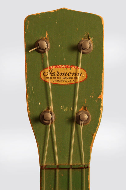 Harmony Decorated Palm Tree and Canoe Soprano Ukulele (1950's)