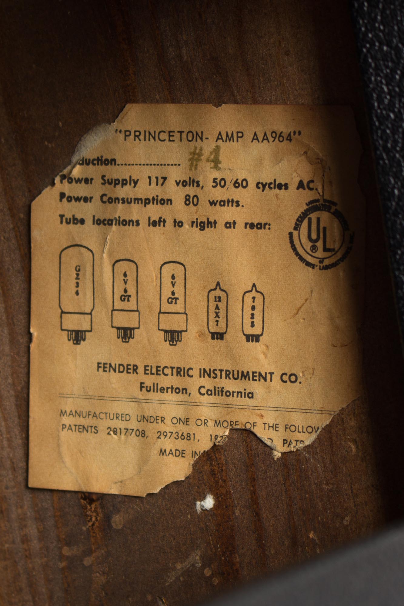 Fender Princeton Tube Amplifier (1965)