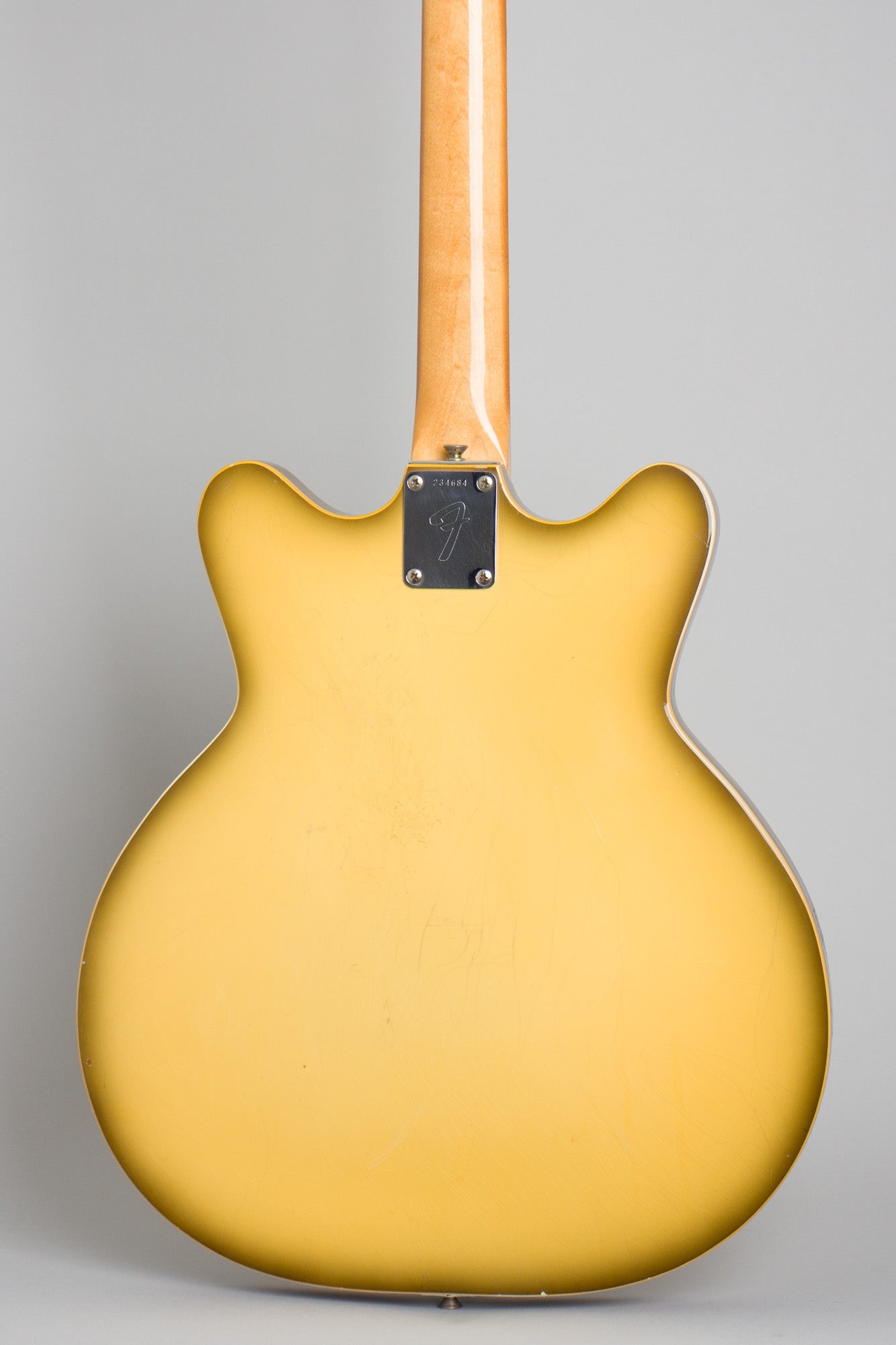 Fender Coronado Bass II Antigua Hollow Body Electric Bass Guitar (1968)