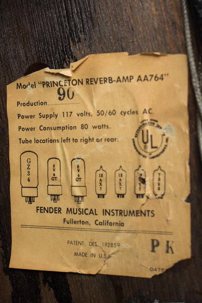 Fender Princeton Reverb Tube Amplifier (1966)