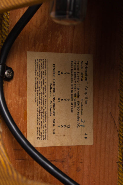 Fender Princeton 5F2-A Tube Amplifier (1960)