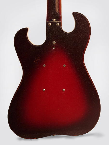 Danelectro Silvertone ""Amp-in-Case"" model 1457 Semi-Hollow Body Electric Guitar (1964)