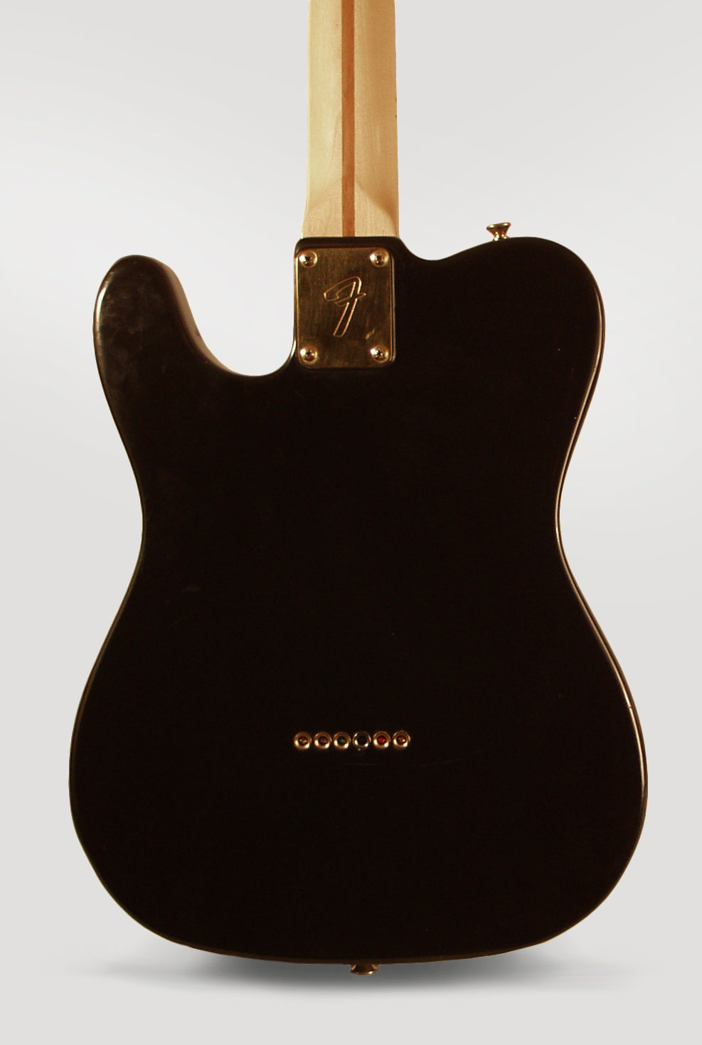 Fender Black and Gold Limited Edition Telecaster Solid Body Electric Guitar (1982)
