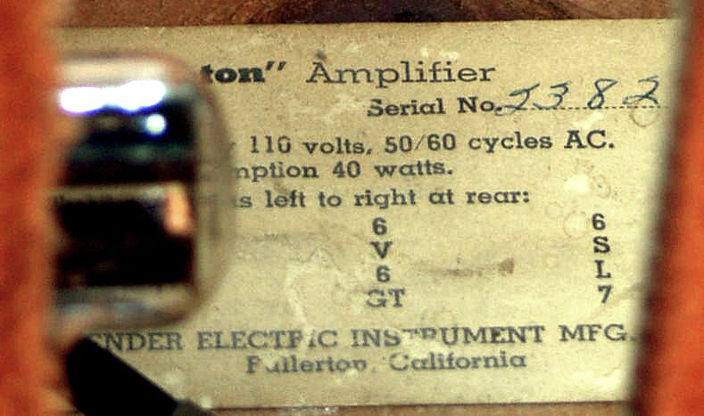 Fender Princeton Tube Amplifier (1950)