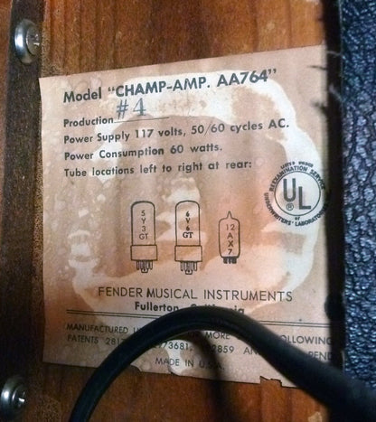 Fender Champ-Amp Tube Amplifier (1965)