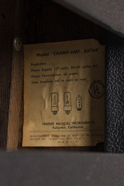 Fender Champ AA764 Tube Amplifier (1969)