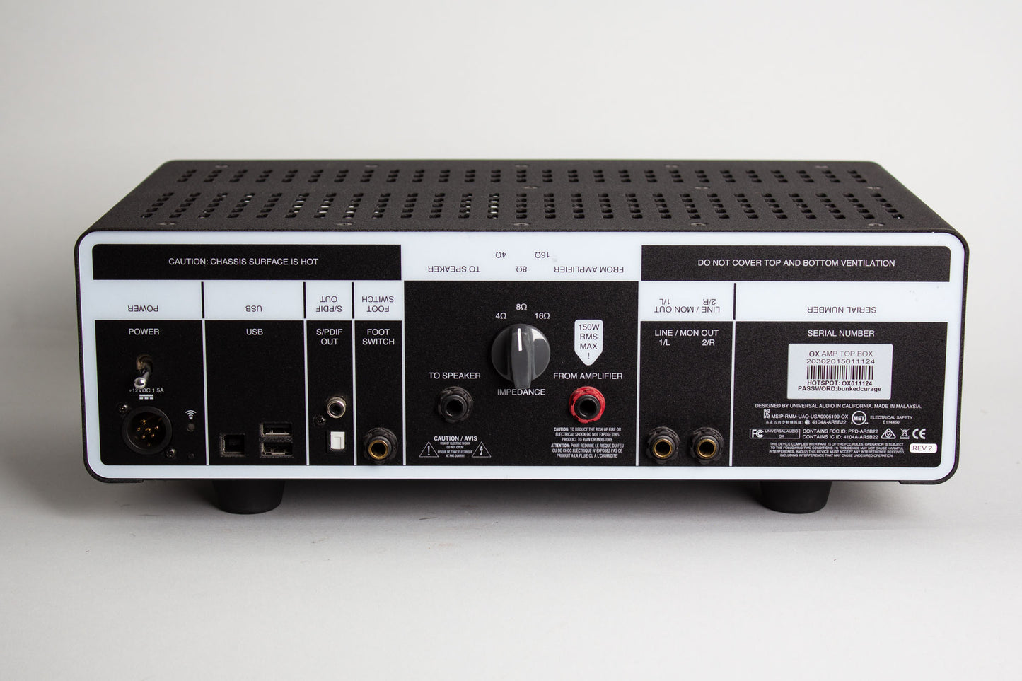 Universal Audio Ox Box Effect
