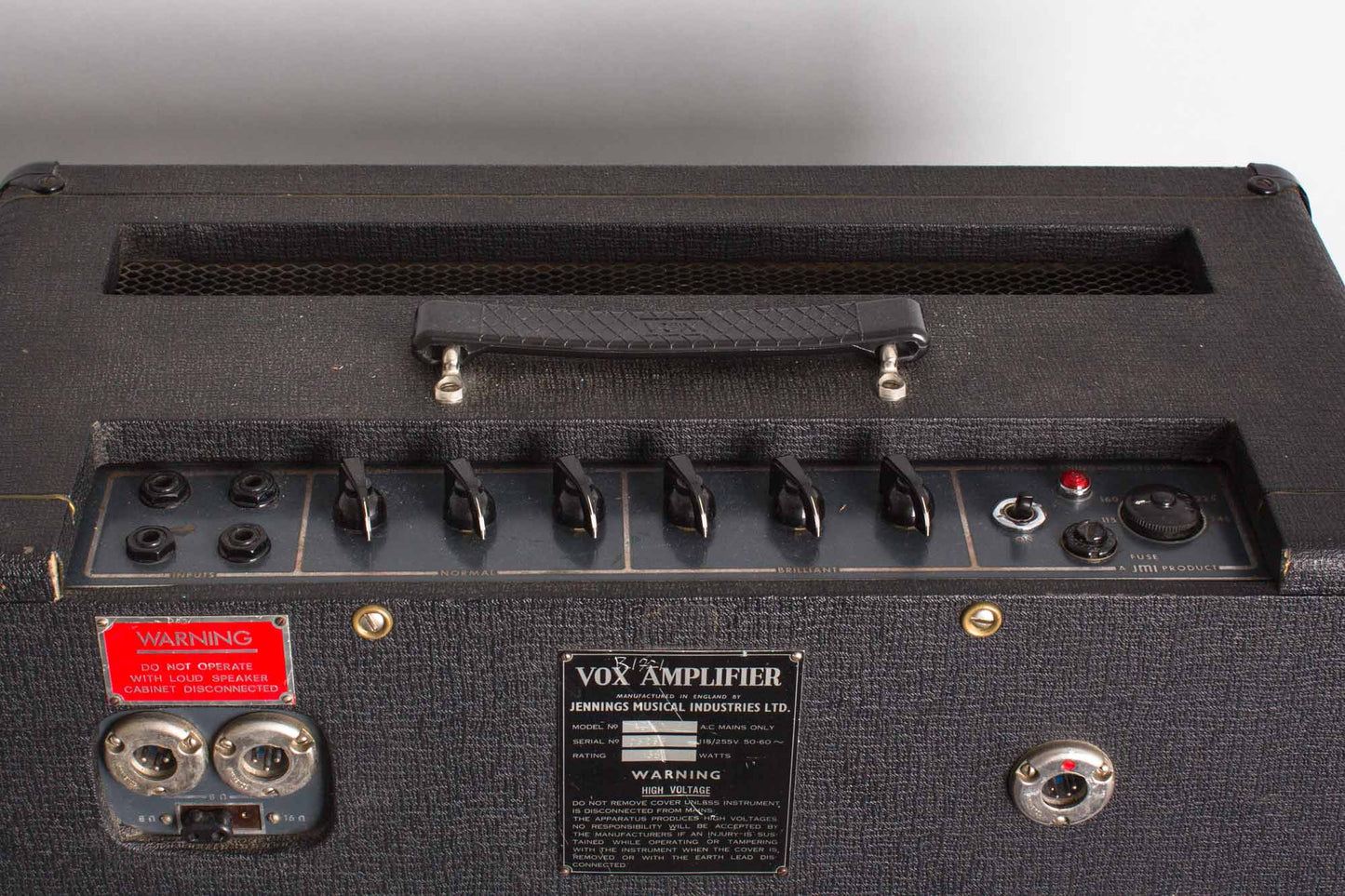 Vox AC-50 with Reproduction Cabinet Piggyback Tube Amplifier (1965-6)