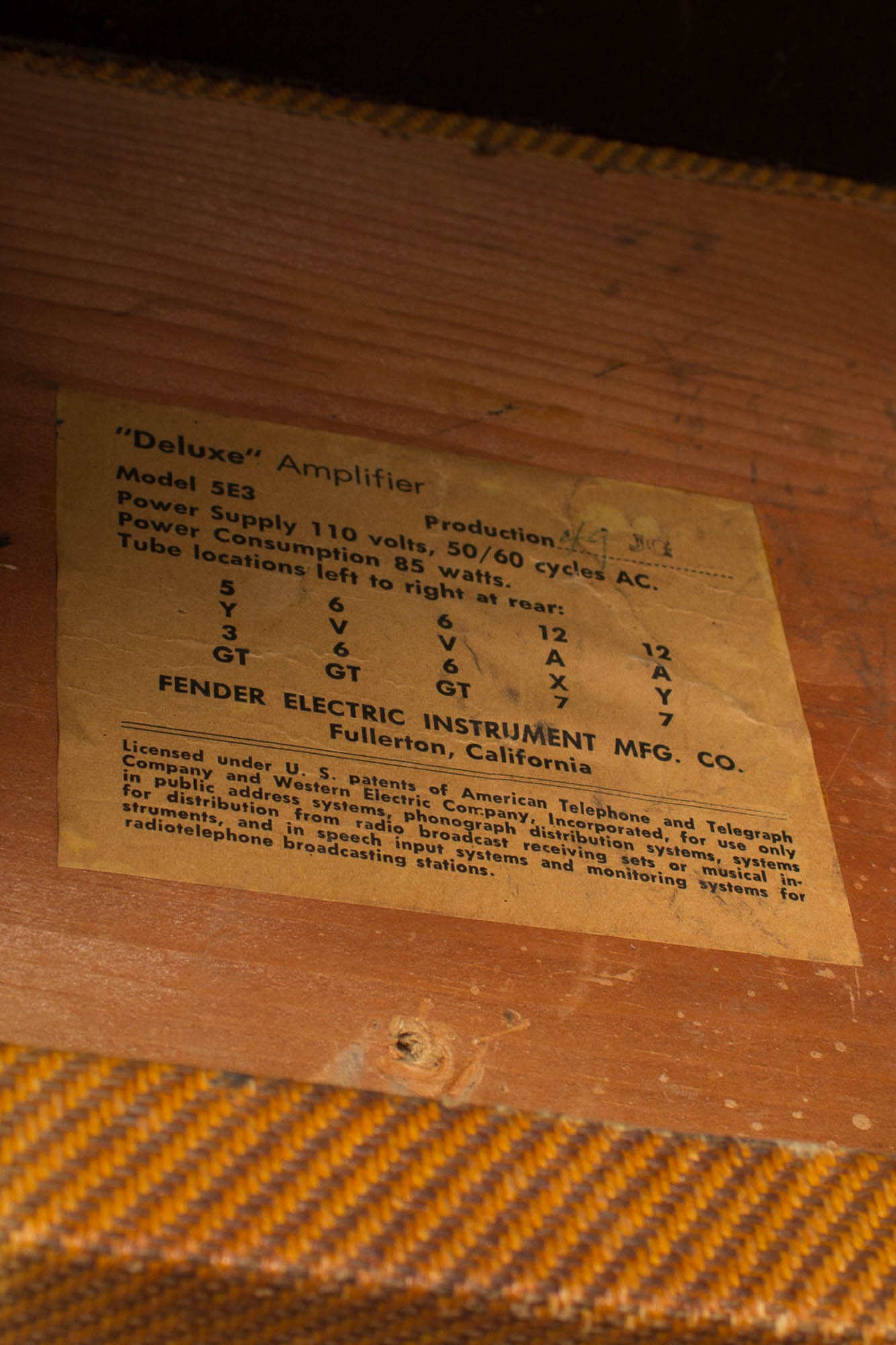 Fender Deluxe 5E3 Tube Amplifier (1960)
