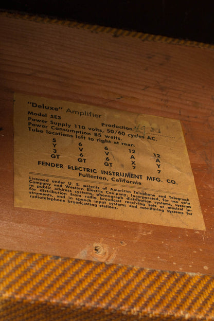 Fender Deluxe 5E3 Tube Amplifier (1960)