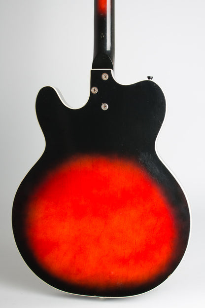 Harmony H66 Vibra-Jet Thinline Hollow Body Electric Guitar (1964)