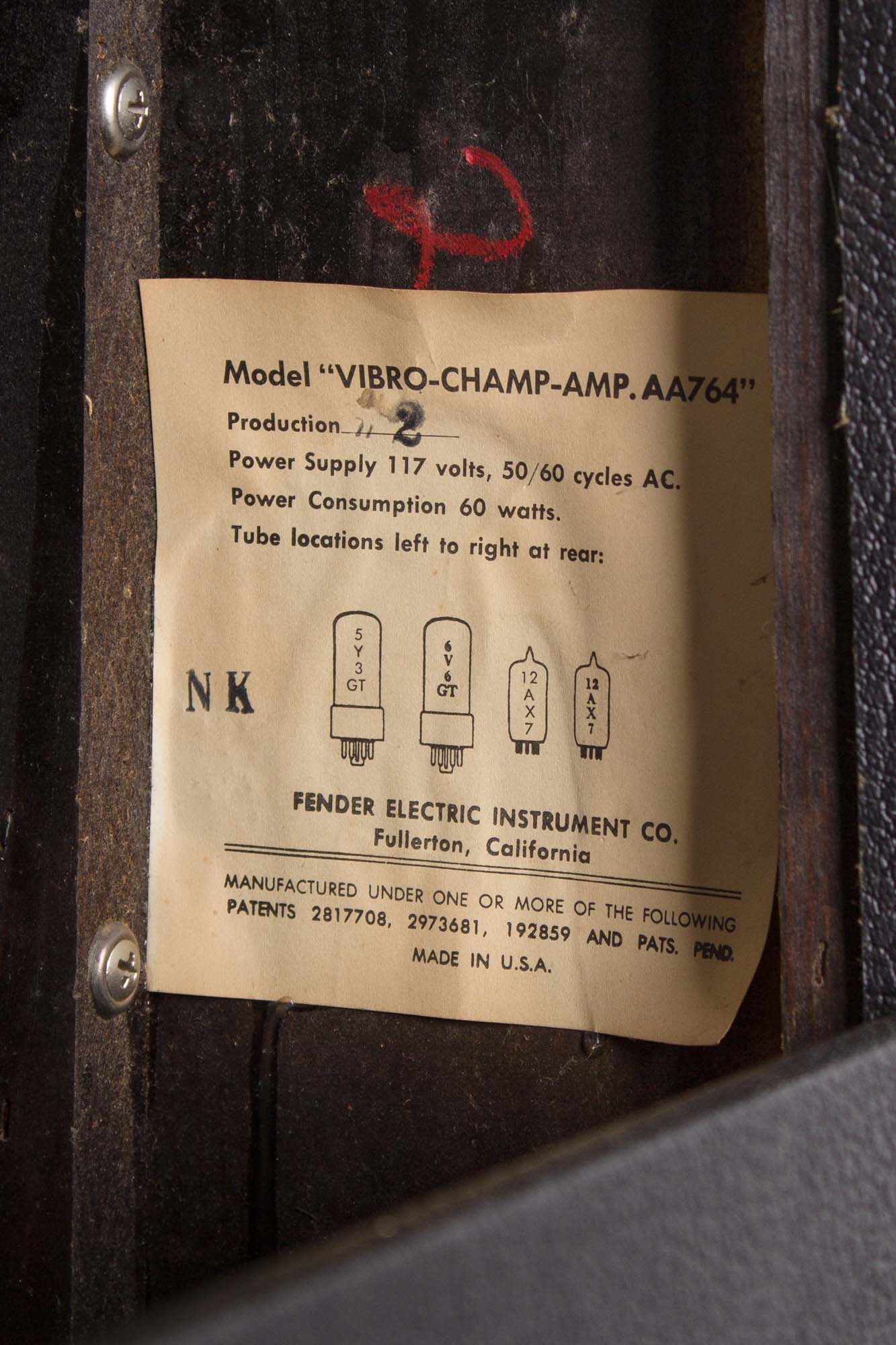 Fender Vibro-Champ AA-764 Tube Amplifier (1964)