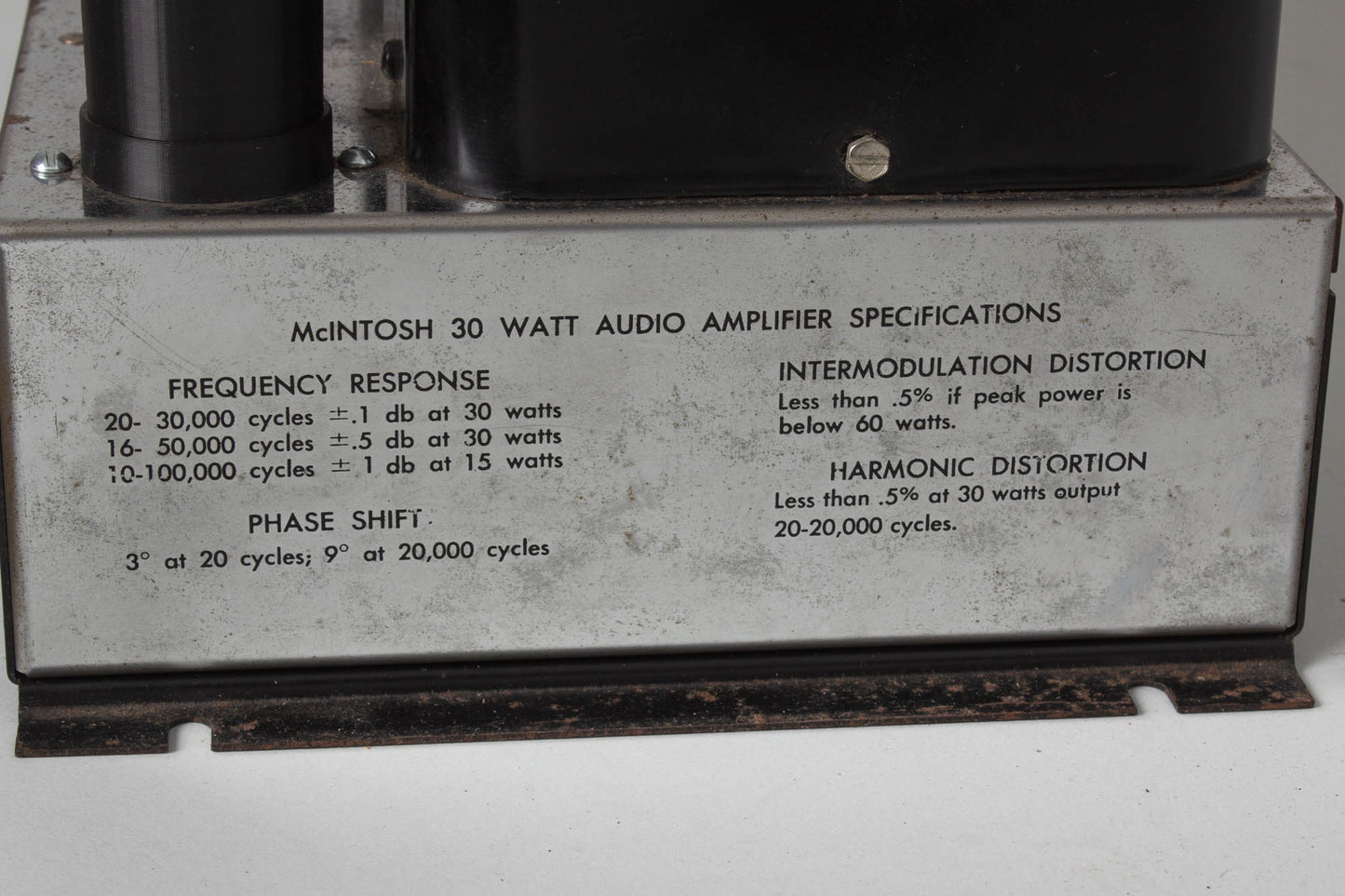McIntosh MC-30 Mono Hi-Fi Tube Amplifier (1967)