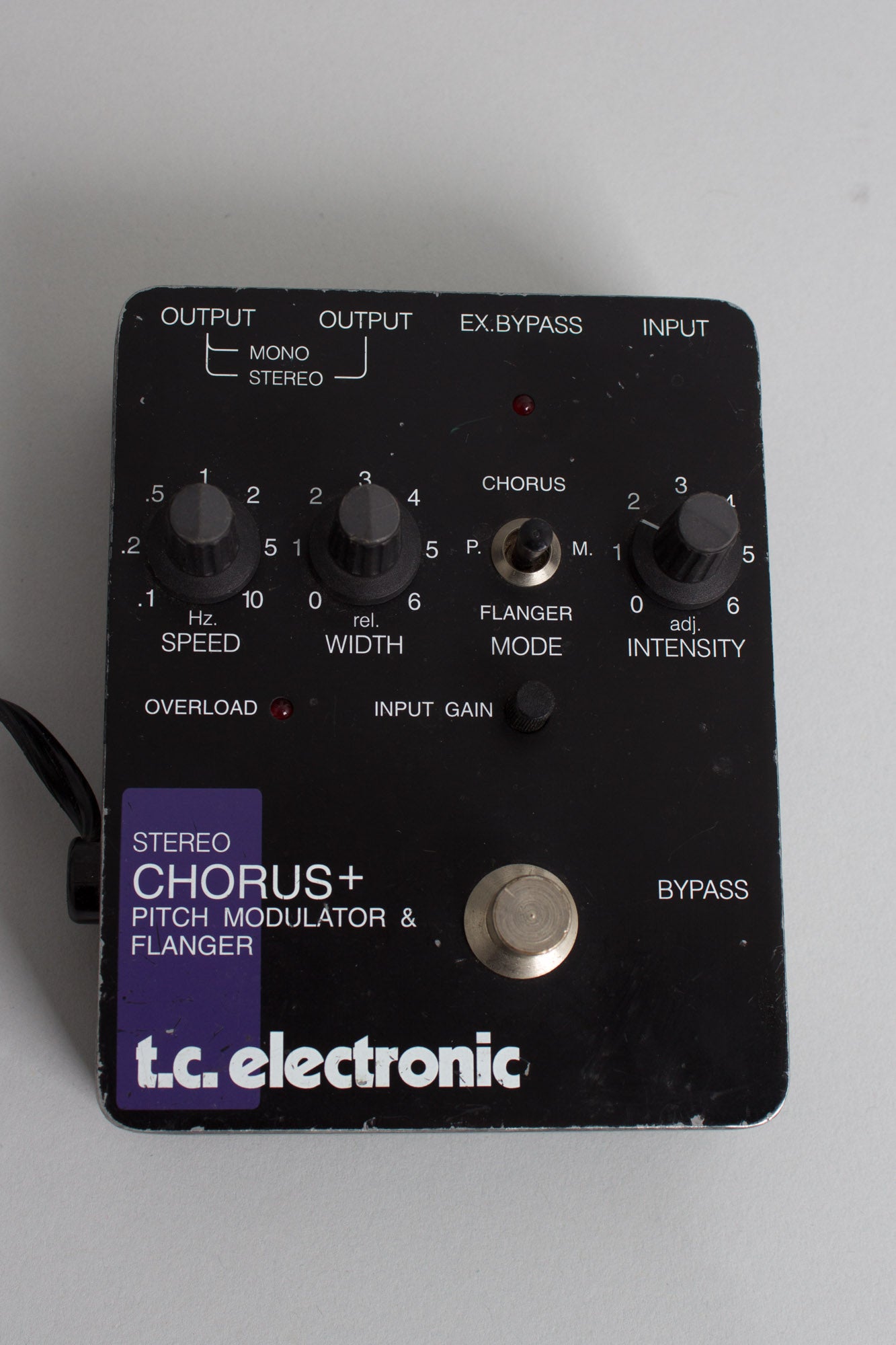 T.C. Electronic Stereo Chorus + Pitch Modulator & Flanger Chorus Effect (1990)