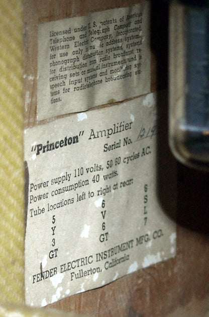 Fender Princeton Tube Amplifier (1950)