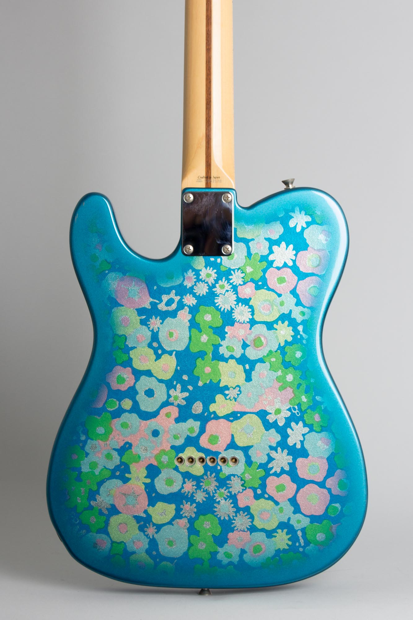 Fender Blue Floral Telecaster Solid Body Electric Guitar (2006)