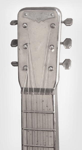 Rickenbacker Silver Hawaiian Lap Steel Electric Guitar (1937)