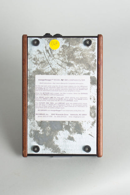 Moog Moogerfooger MF-101, Previously Owned by Steely Dan's Walter Becker. Low Pass Filter Effect (2000)