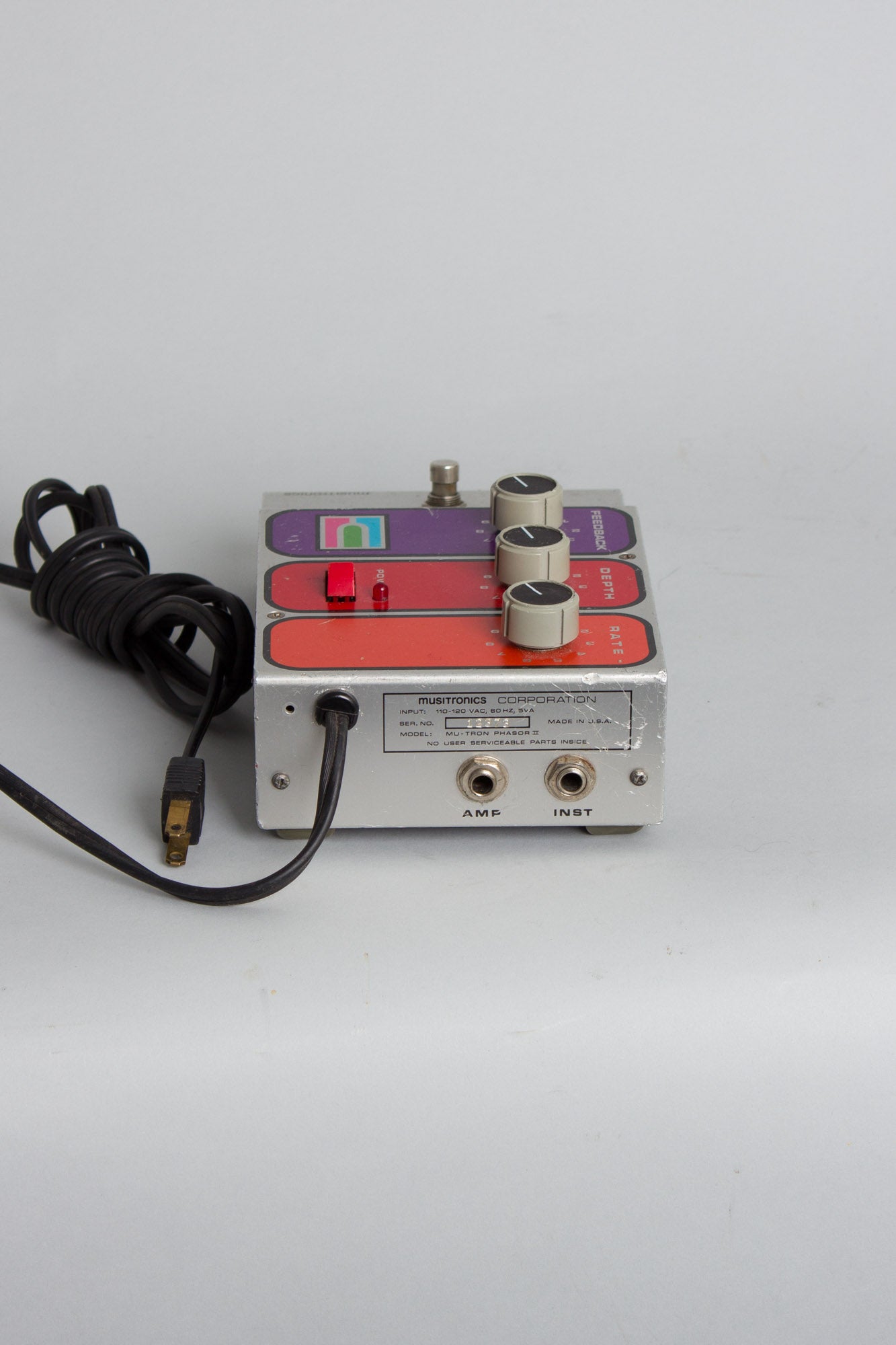 Musitronics Mu-Tron Phasor II Phase Pedal Effect (1978)