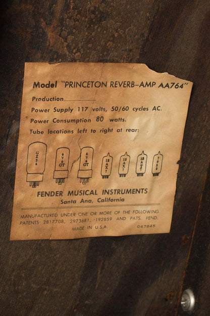 Fender Princeton Reverb AA1164 Tube Amplifier (1968)