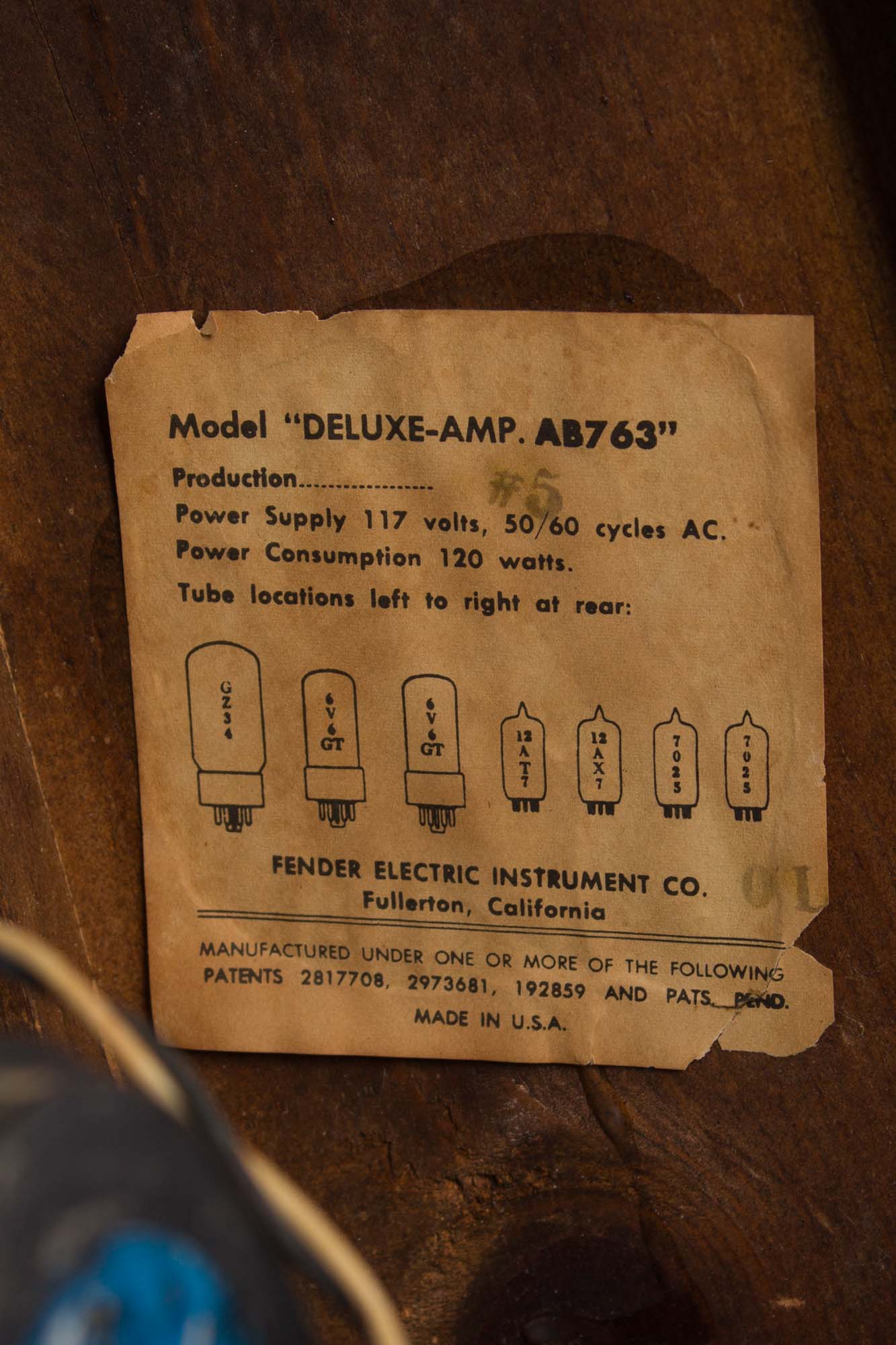Fender Deluxe Tube Amplifier (1965)