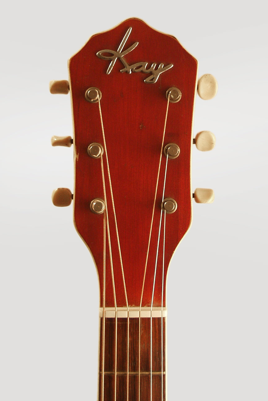 趣味・スポーツ・実用 '50's Cool Kay Guitars Rare! 1950's Kay K-136 Solid Body Electric Guitar Silver + HSC