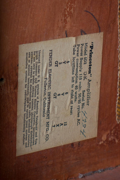 Fender Princeton 5D2 Tube Amplifier (1954)