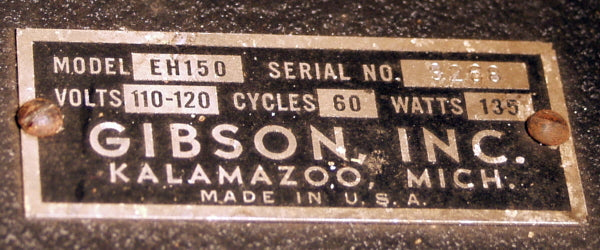 Gibson EH-150 Tube Guitar Amplifier