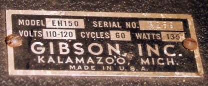 Gibson EH-150 Tube Guitar Amplifier