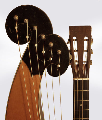 Larson Brothers Dyer Symphony Harp Style #5 Harp Guitar (1918)