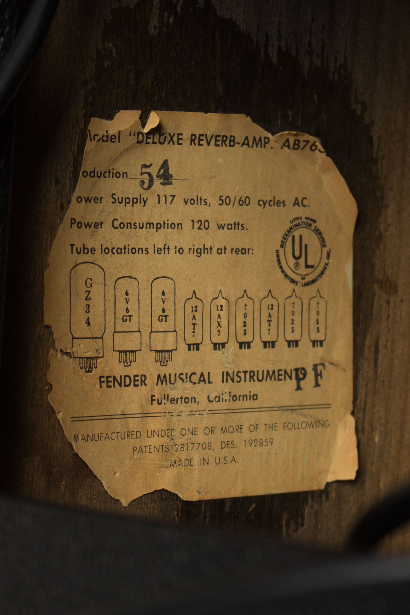 Fender Deluxe Reverb Tube Amplifier (1966)