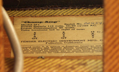 Fender Champ Tube Amplifier (1957)