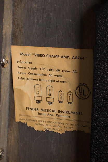 Fender Vibro-Champ AA-764 Tube Amplifier (1969)