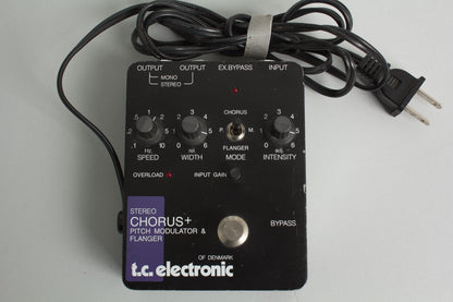 T.C. Electronic Stereo Chorus + Pitch Modulator & Flanger Chorus Effect (1980)