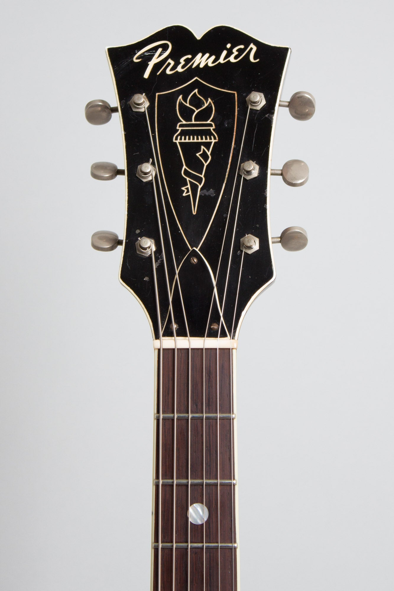 Premier Bantam Deluxe E-704 Arch Top Hollow Body Electric Guitar (1958)