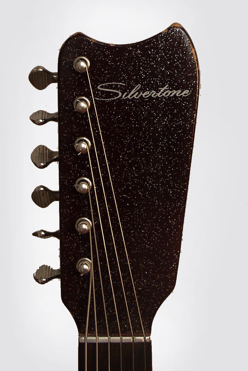Danelectro Silvertone ""Amp-in-Case"" model 1457 Semi-Hollow Body Electric Guitar (1964)