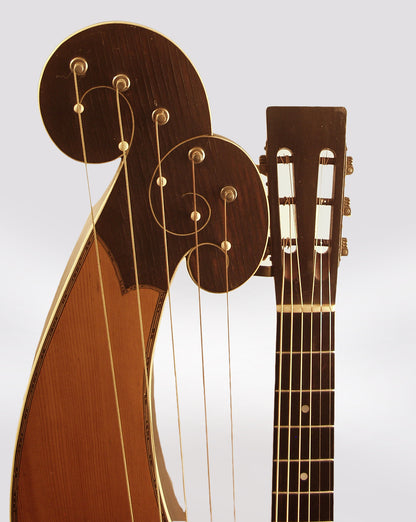 Larson Brothers Dyer Symphony Style 5 Harp Guitar (1910)
