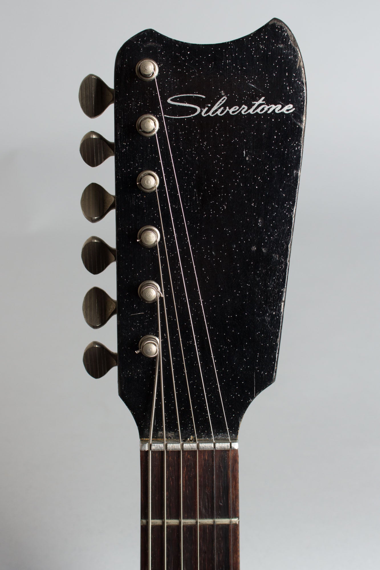 Danelectro Silvertone Model 1448 Semi-Hollow Body Electric Guitar (1965)