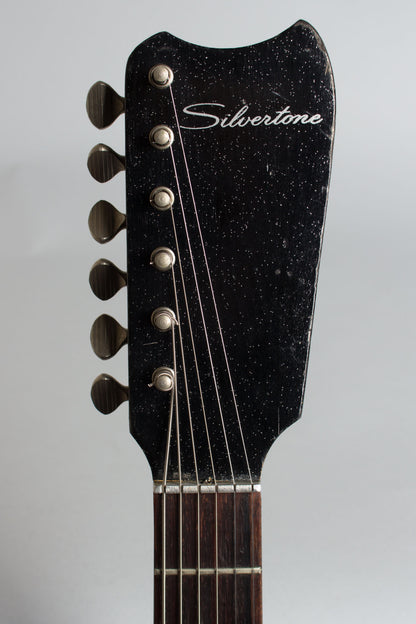 Danelectro Silvertone Model 1448 Semi-Hollow Body Electric Guitar (1965)