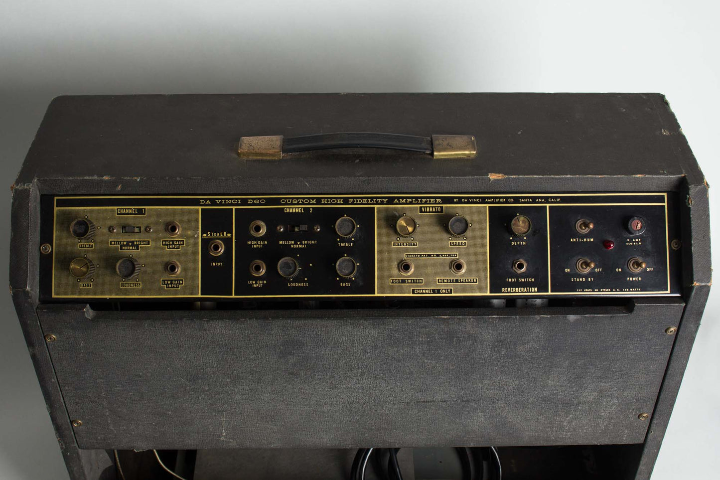Magnatone Da Vinci D-60 Custom previously owned by Steely Dan's Walter Becker Tube Amplifier (1965)