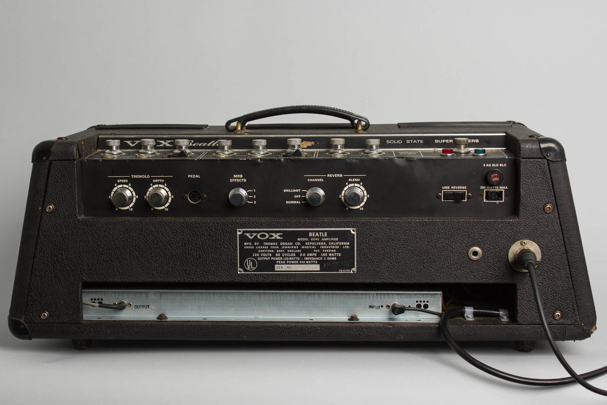 Vox Beatle/Super Beatle Solid State *LOCAL PICKUP ONLY* Head and Cabinet Amplifier (1967)