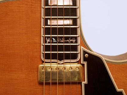 David Nichols 17"" Cutaway Arch Top Acoustic Guitar (1995)