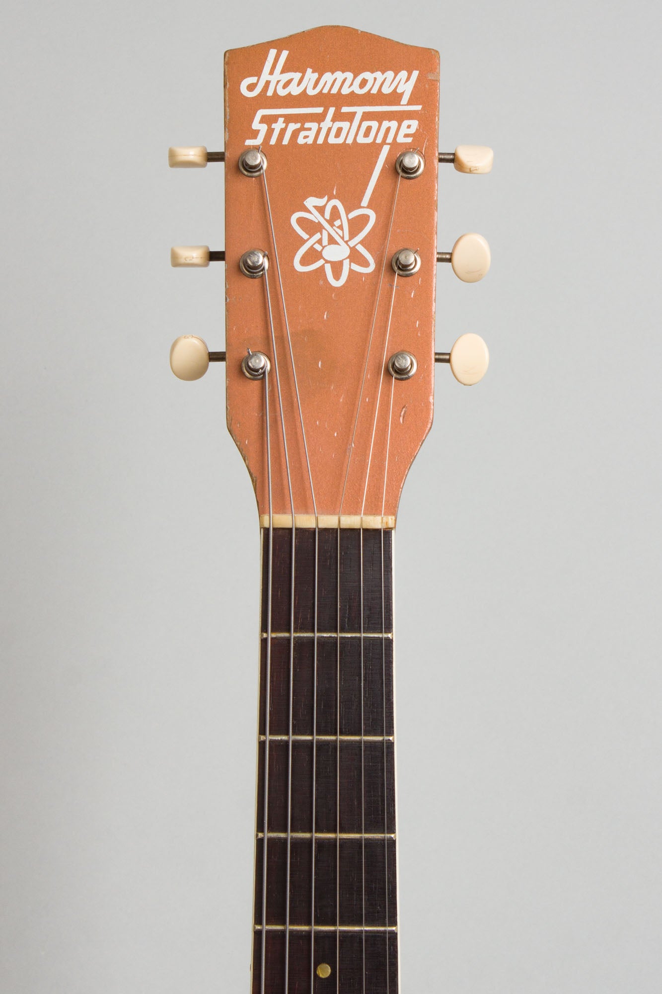 Harmony H-44 Stratotone Solid Body Electric Guitar (1956)