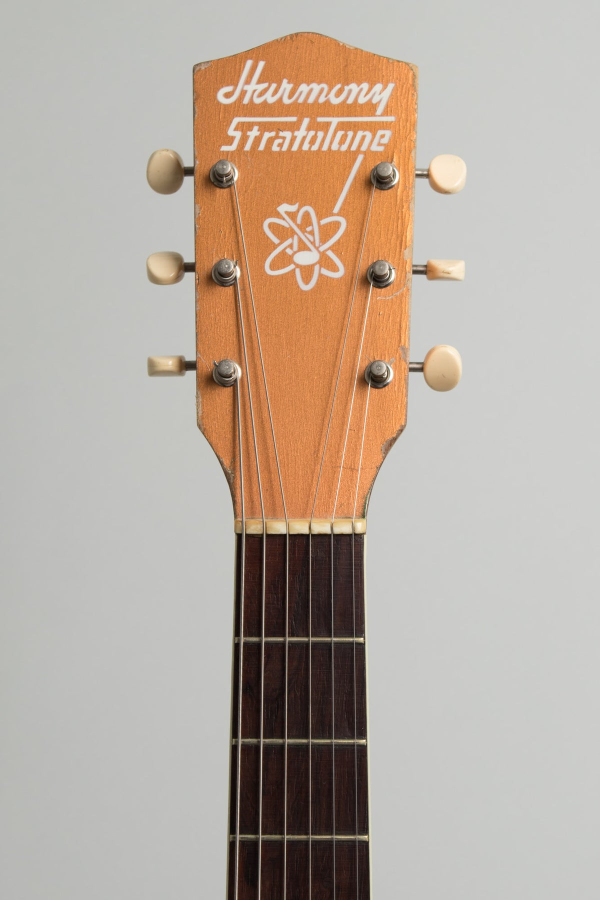 Harmony H-44 Stratotone Solid Body Electric Guitar (1954)